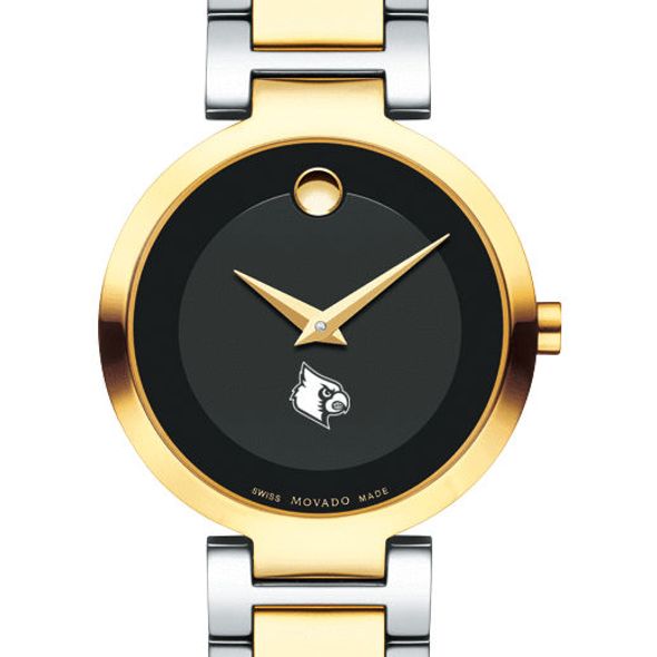University of Louisville Women's Movado Two-Tone Modern Classic Museum with Bracelet