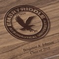 Embry-Riddle Solid Walnut Desk Box - Image 2