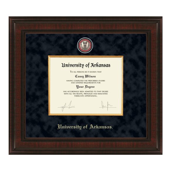 University of Arkansas PhD Diploma Frame - Excelsior - Image 1