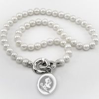 Florida State Pearl Necklace with Sterling Silver Charm