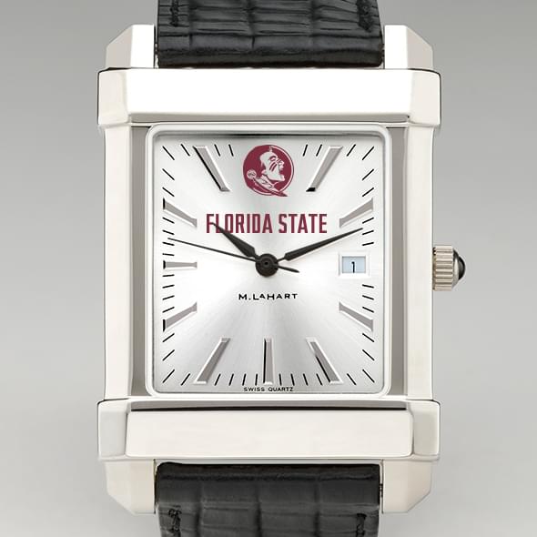 Florida State Men's Collegiate Watch with Leather Strap