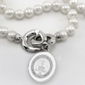 Merchant Marine Academy Pearl Necklace with Sterling Silver Charm - Image 2