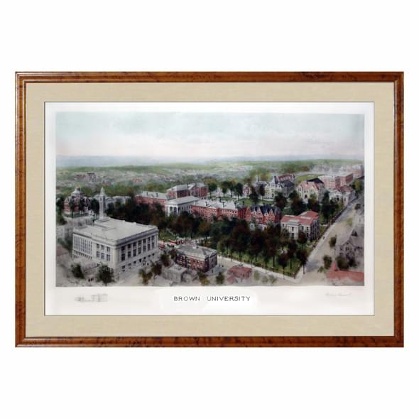 Historic Brown University Watercolor Print