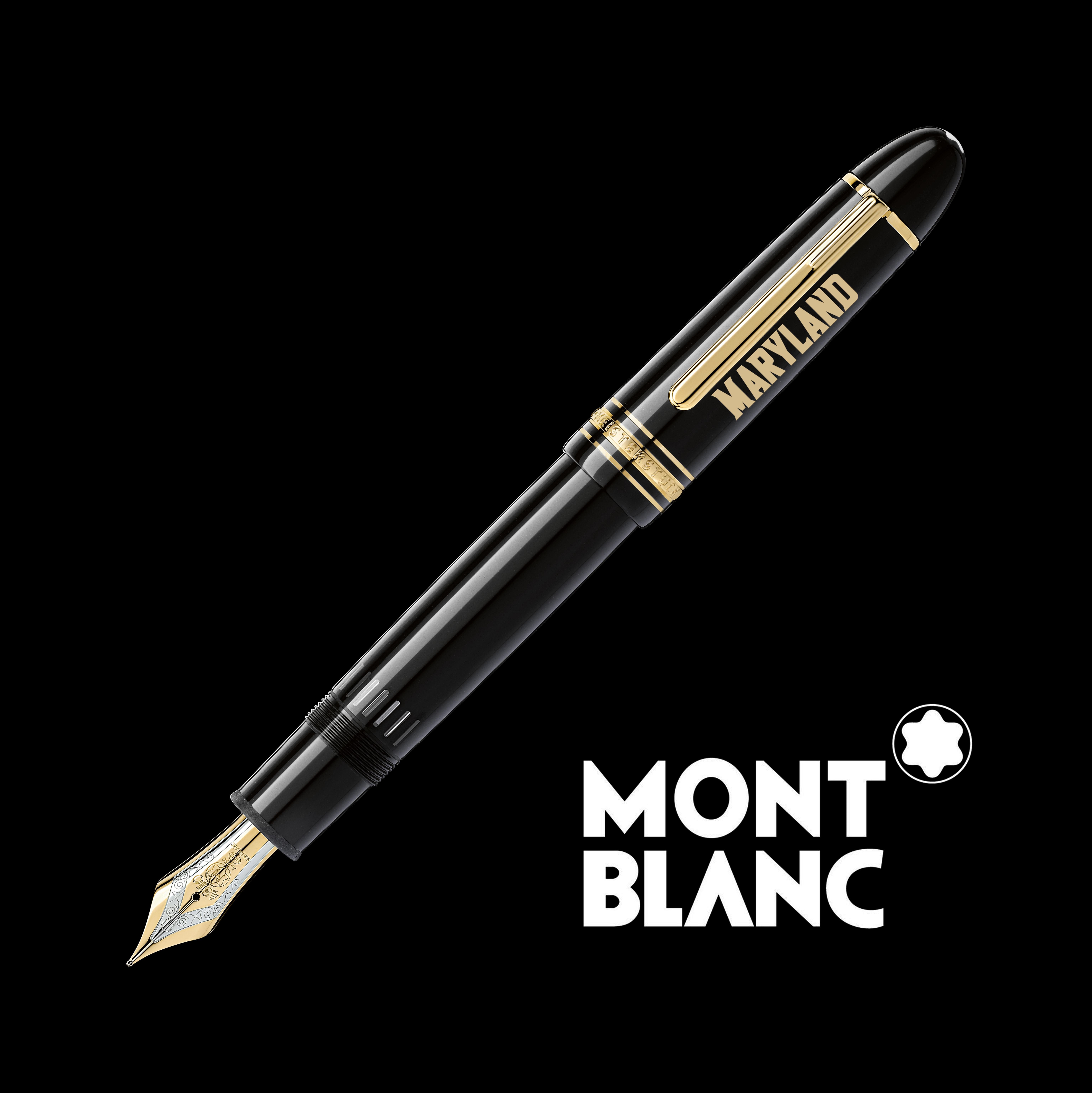 University of Maryland Montblanc Meisterstück 149 Fountain Pen in Gold