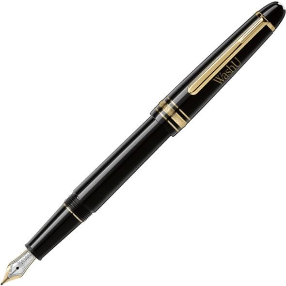 WashU Montblanc Meisterstück Classique Fountain Pen in Gold - Image 1