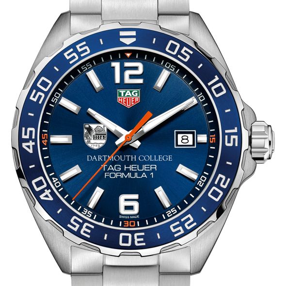 Dartmouth College Men's TAG Heuer Formula 1 with Blue Dial & Bezel - Image 1