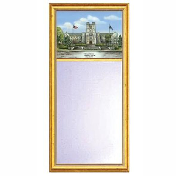 Virginia Tech Eglomise Mirror with Gold Frame