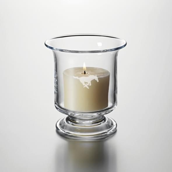 SMU Glass Hurricane Candleholder by Simon Pearce