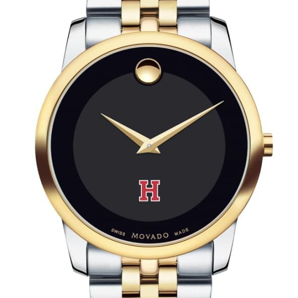 Harvard Men's Movado Two-Tone Museum Classic Bracelet