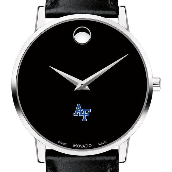 US Air Force Academy Men's Movado Museum with Leather Strap - Image 1