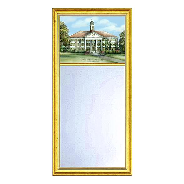 James Madison Eglomise Mirror with Gold Frame