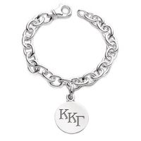 Kappa Kappa Gamma Sterling Silver Charm Bracelet