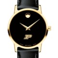 Purdue Women's Movado Gold Museum Classic Leather - Image 1