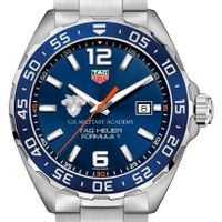 US Military Academy Men's TAG Heuer Formula 1 with Blue Dial & Bezel