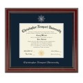 Christopher Newport University Diploma Frame, the Fidelitas - Image 1