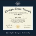 Christopher Newport University Diploma Frame, the Fidelitas - Image 2