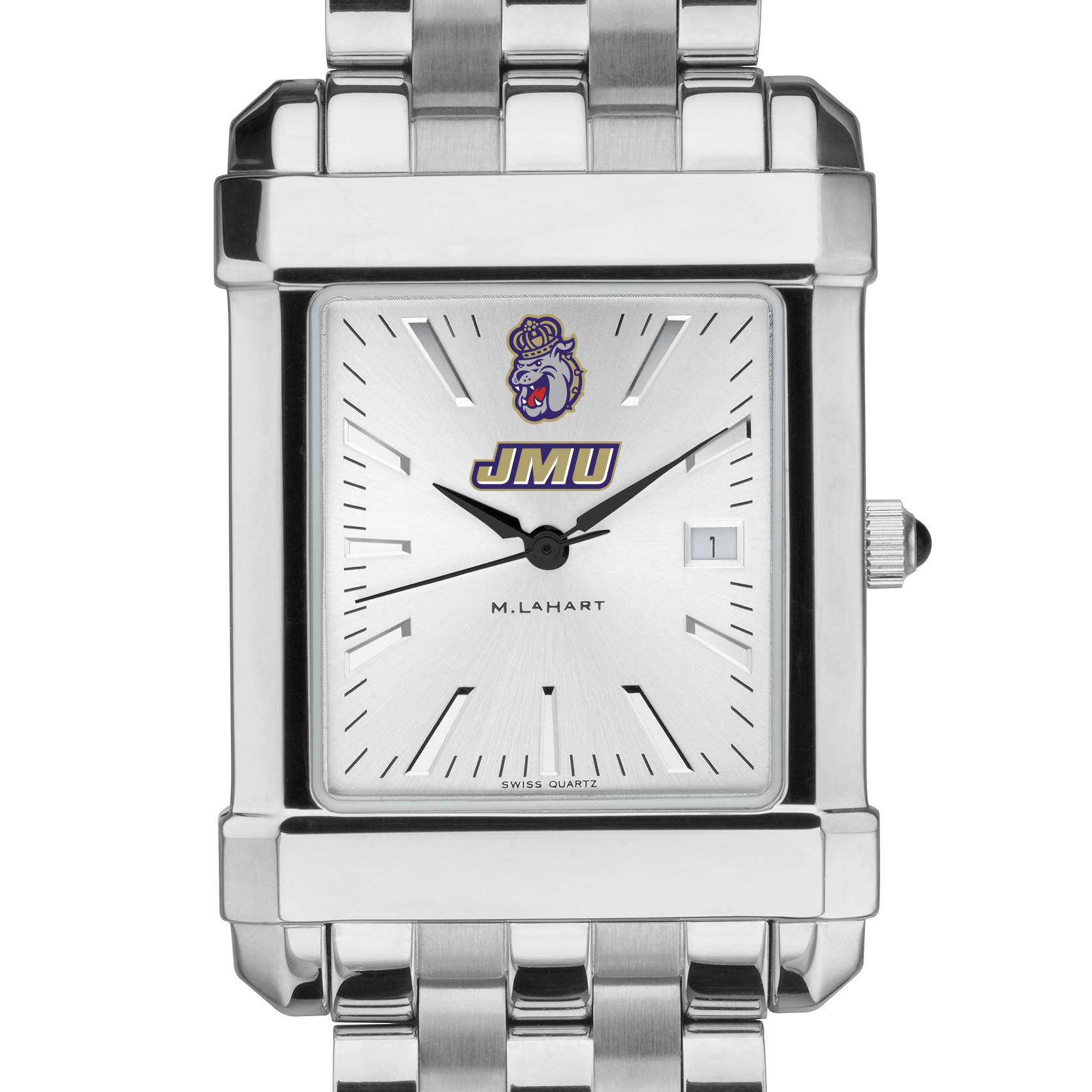 James Madison Men's Collegiate Watch w/ Bracelet