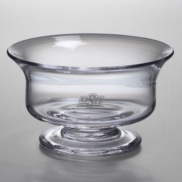 Oklahoma State University Simon Pearce Glass Revere Bowl Med - Image 1