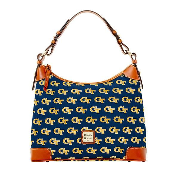 Georgia Tech Dooney Bourke Hobo Bag At M Lahart Co Georgia Tech Dooney Bourke Hobo Bag
