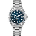 click to view Loyola Men's TAG Heuer Steel Aquaracer with Blue Dial - Image 2