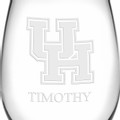 Houston Stemless Wine Glasses Made in the USA - Set of 2 - Image 3