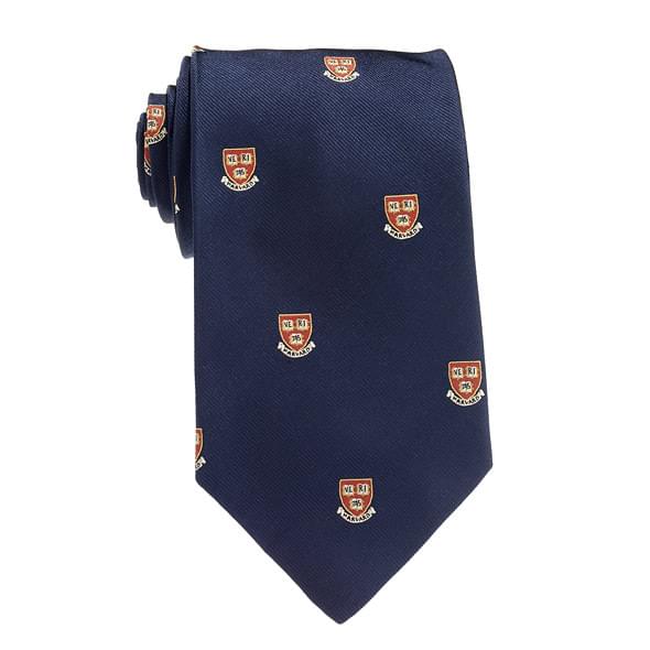 Harvard University Classic Twill Tie in Blue by M.LaHart