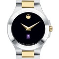 NYU Women's Movado Collection Two-Tone Watch with Black Dial - Image 1