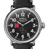 Nebraska Shinola Watch, The Runwell 47mm Black Dial
