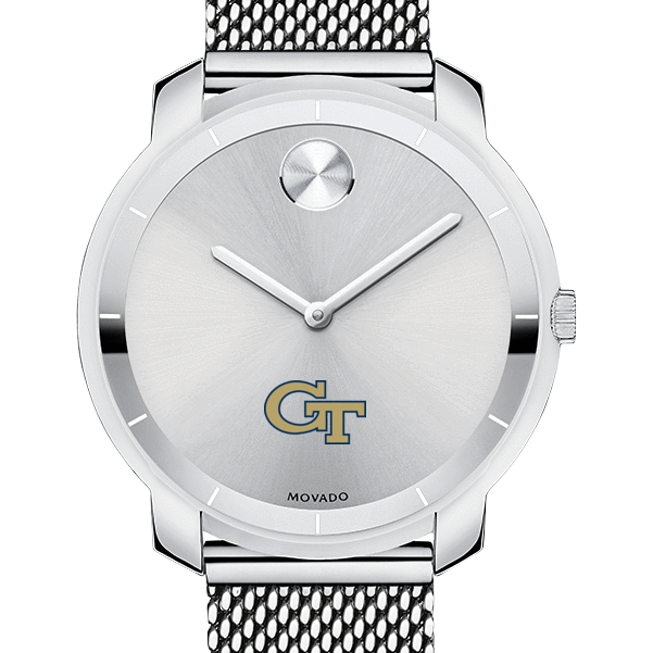 Georgia Tech Women's Movado Stainless Bold 36