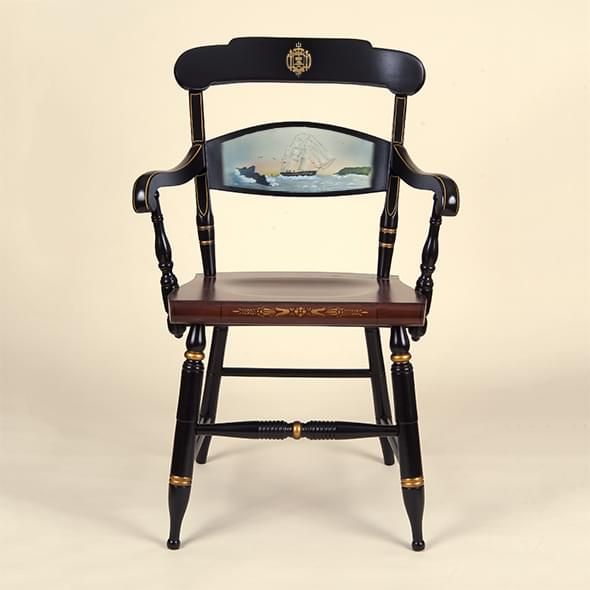 Hand-painted US Naval Academy Campus Chair by Hitchcock