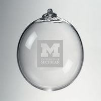 Michigan Glass Ornament by Simon Pearce