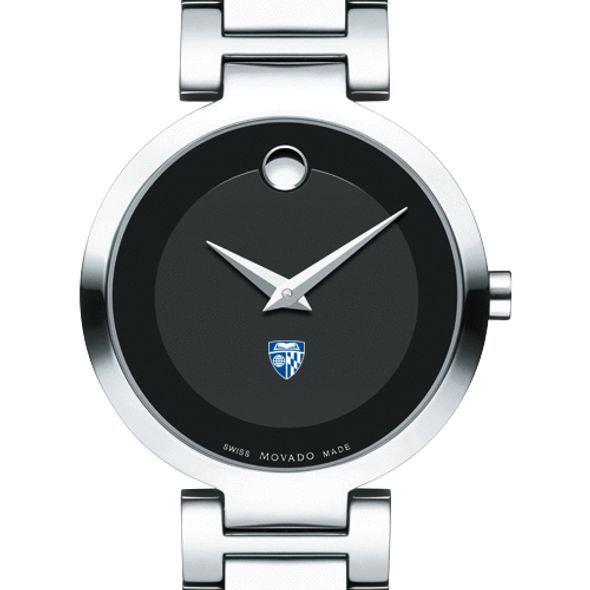 Johns Hopkins University Women's Movado Museum with Steel Bracelet