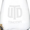 UT Dallas Stemless Wine Glasses - Set of 2 - Image 3