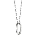 Troy Monica Rich Kosann "Carpe Diem" Poesy Ring Necklace in Silver - Image 1