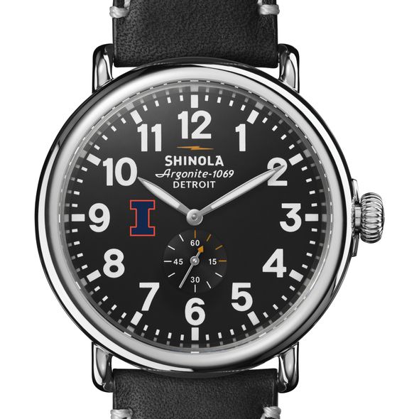 Illinois Shinola Watch, The Runwell 47mm Black Dial - Image 1