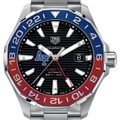 USAFA Men's TAG Heuer Automatic GMT Aquaracer with Black Dial and Blue & Red Bezel - Image 1