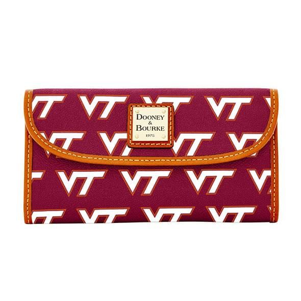 Virginia Tech Dooney & Bourke Continental Clutch