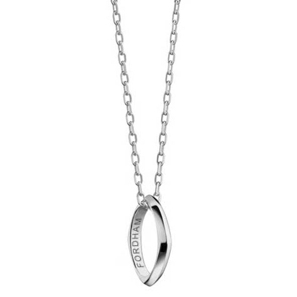 Fordham Monica Rich Kosann Poesy Ring Necklace in Silver - Image 1