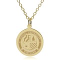 Loyola 14K Gold Pendant & Chain - Image 1