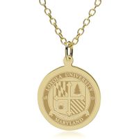 Loyola 14K Gold Pendant & Chain