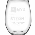 NYU Stern Stemless Wine Glasses Made in the USA - Set of 2 - Image 2