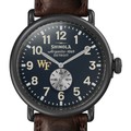 Wake Forest Shinola Watch, The Runwell 47mm Midnight Blue Dial - Image 1
