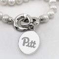 Pitt Pearl Necklace with Sterling Silver Charm - Image 2