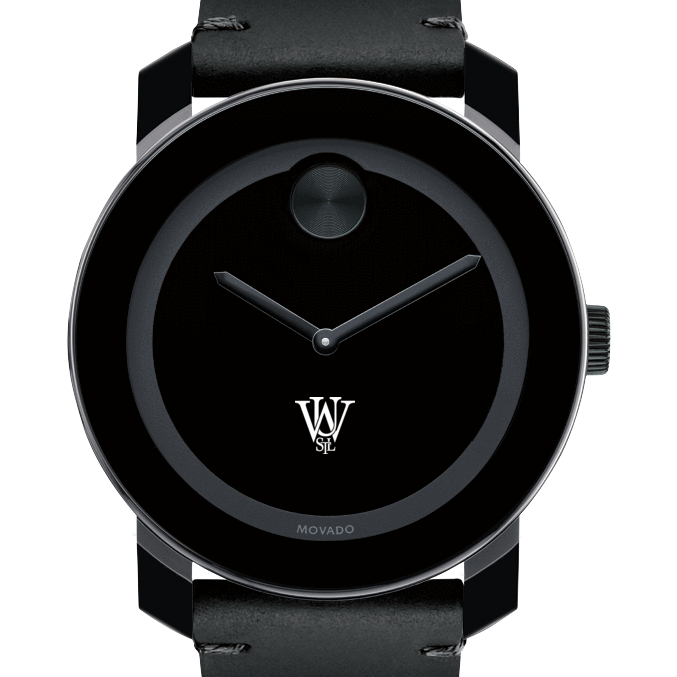 WUSTL Men's Movado BOLD with Leather Strap