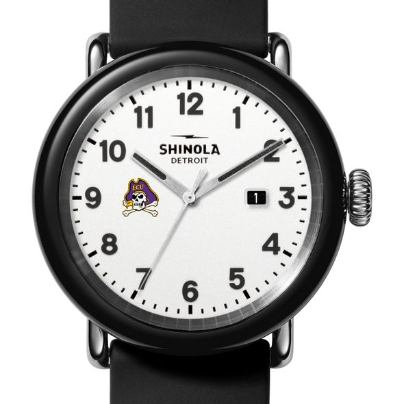 East Carolina University Shinola Watch, The Detrola 43mm White Dial at M.LaHart & Co. - Image 1
