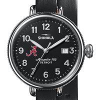 Alabama Shinola Watch, The Birdy 38mm Black Dial