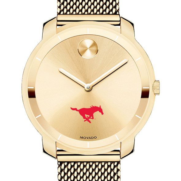 Southern Methodist University Women's Movado Gold Bold 36