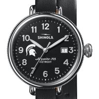 Michigan State Shinola Watch, The Birdy 38mm Black Dial