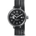 click to view Michigan State Shinola Watch, The Birdy 38mm Black Dial - Image 2