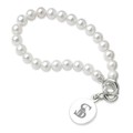 Siena Pearl Bracelet with Sterling Silver Charm - Image 1